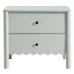 Emmeline Scalloped 2-Drawer Nightstand by Modway