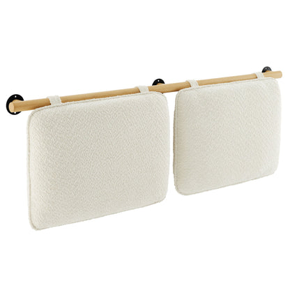 Anela Wall-Mounted Chenille Upholstered King Size Headboard