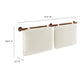 Anela Wall-Mounted Chenille Upholstered King Size Headboard