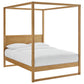 Alva Queen Wood Canopy Platform Bed by Modway