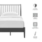 Adair Spindle Platform Bed by Modway