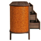 Coralie Curved 6-Drawer Vegan Leather Oval Dresser by Modway