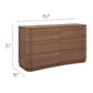 Mirae 6-Drawer Curved Dresser by Modway