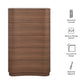 Mirae 5-Drawer Curved Dresser Chest by Modway