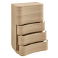 Mirae 5-Drawer Curved Dresser Chest by Modway