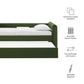 Veyla Channel Tufted Performance Velvet Twin Daybed With Trundle