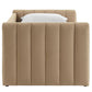 Veyla Channel Tufted Performance Velvet Twin Daybed With Trundle