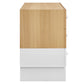 Nolia 3-Drawer Color Block Dresser by Modway