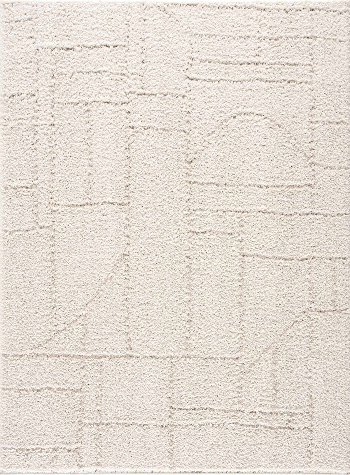 Andia Plush Grid Rug - Clearance