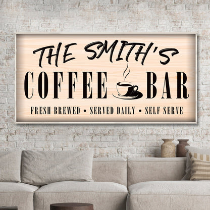 Coffee Bar Sign II