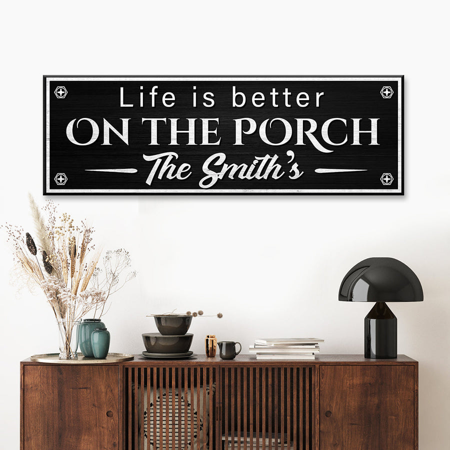 Family Name Porch Sign