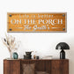 Family Name Porch Sign