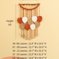 Levia Warm Macrame Leaf Hangings