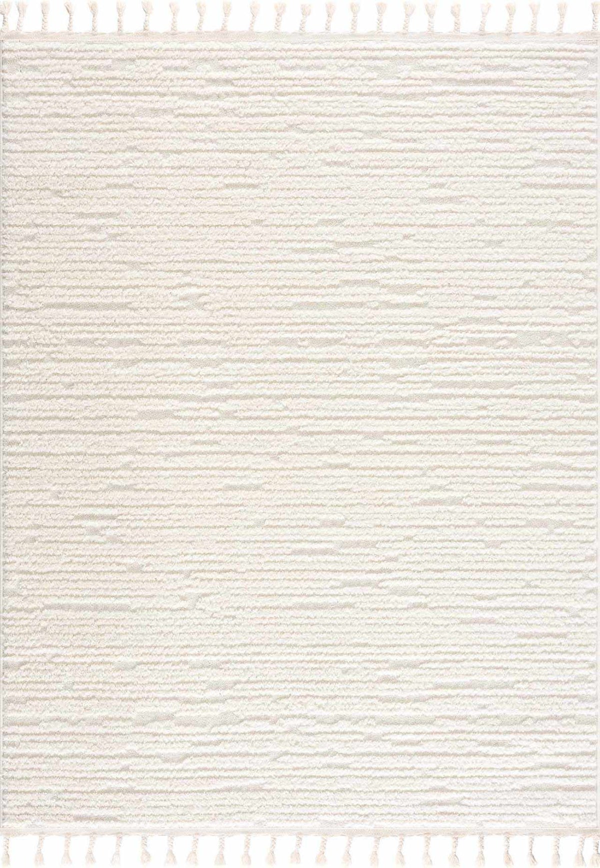 Kulu Textured Area Rug with Tassels