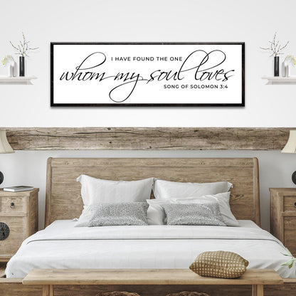 Song Of Solomon 3:4 - I Have Found The One Sign IV