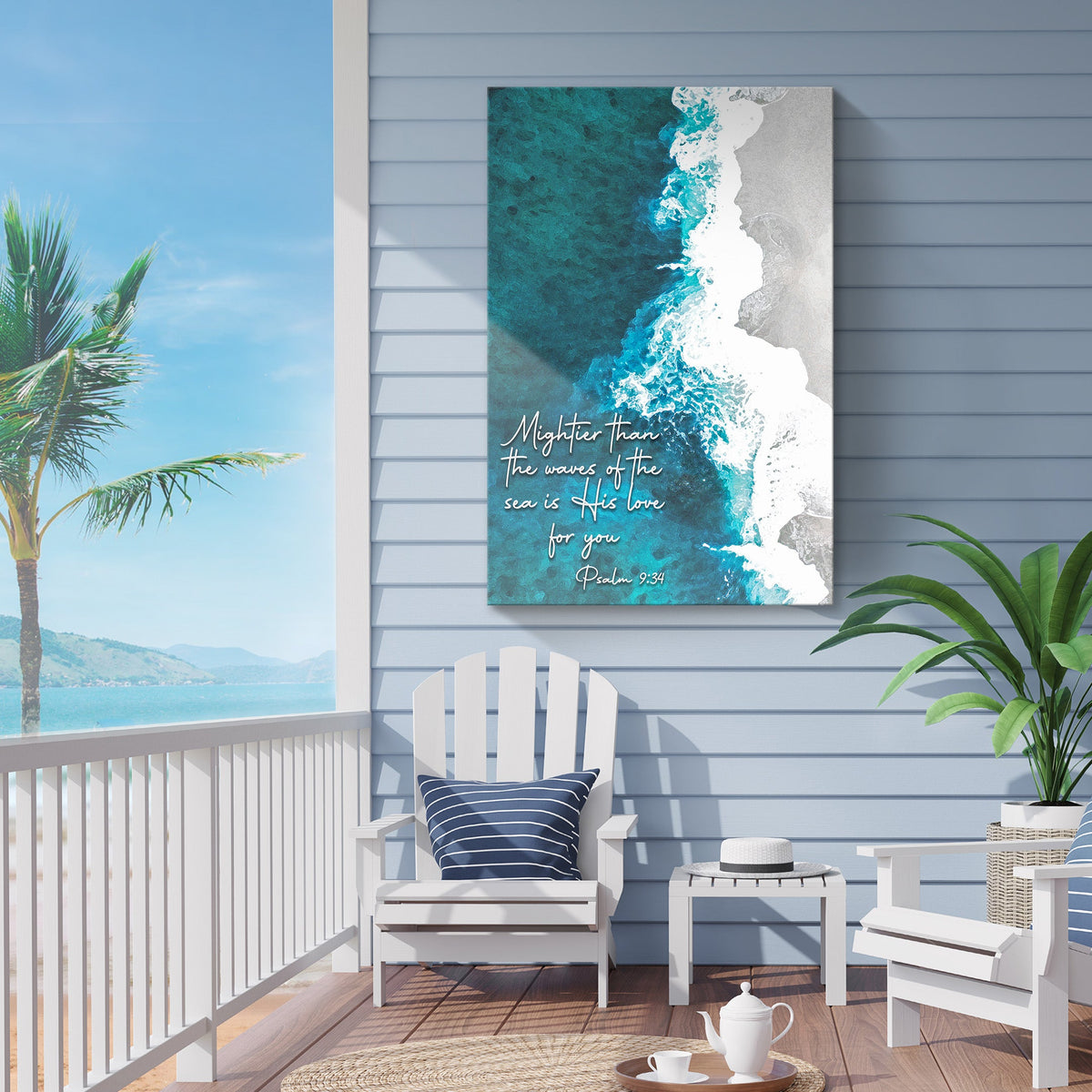 Psalm 93:4 - Mightier Than The Waves Sign
