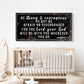 Joshua 1:9 - Be Strong And Courageous Sign