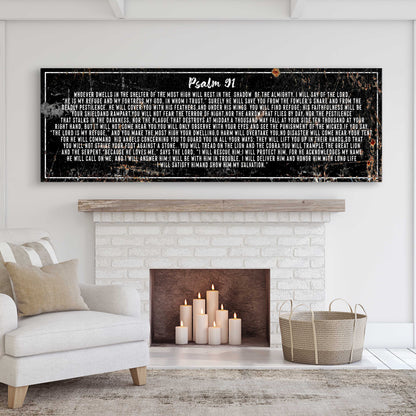 Psalm 91 - He Is My Refuge Sign II