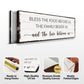 Bless The Food Before Us And The Love Between Us Sign