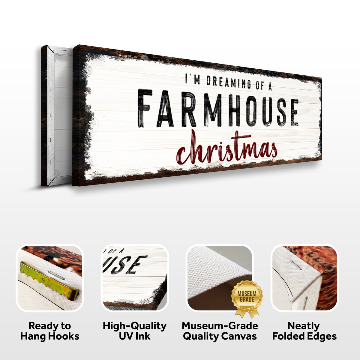 Farmhouse Christmas Sign - view 3