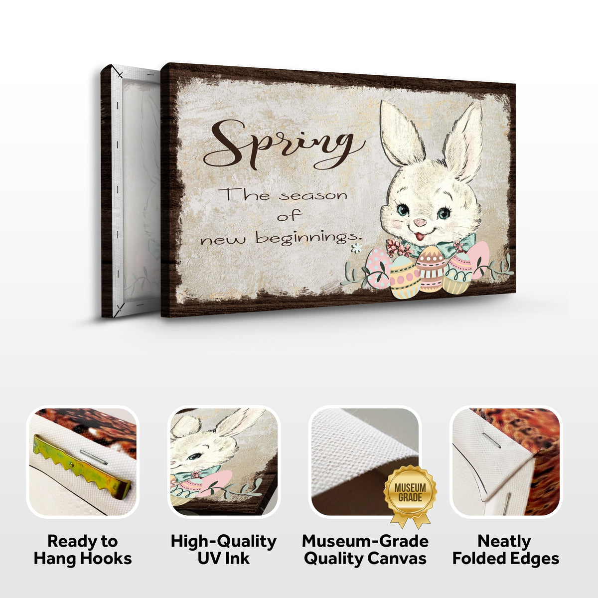 Easter Bunny Spring Sign - view 3