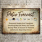 Patio Forecast Sign