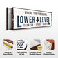 Lower Level Sign III