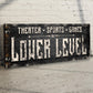 Lower Level Sign