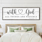 With God All Things Possible Faith Sign IV