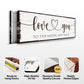 Love You To The Moon And Back Sign