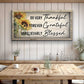 Grateful Thankful Blessed Family Sign II