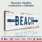 Shore Direction Arrow Beach Sign II
