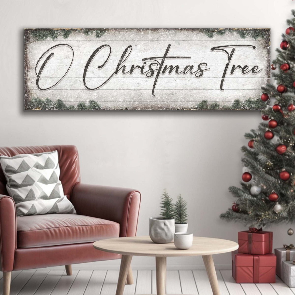 O Christmas Tree, Wood Christmas Sign - view 3