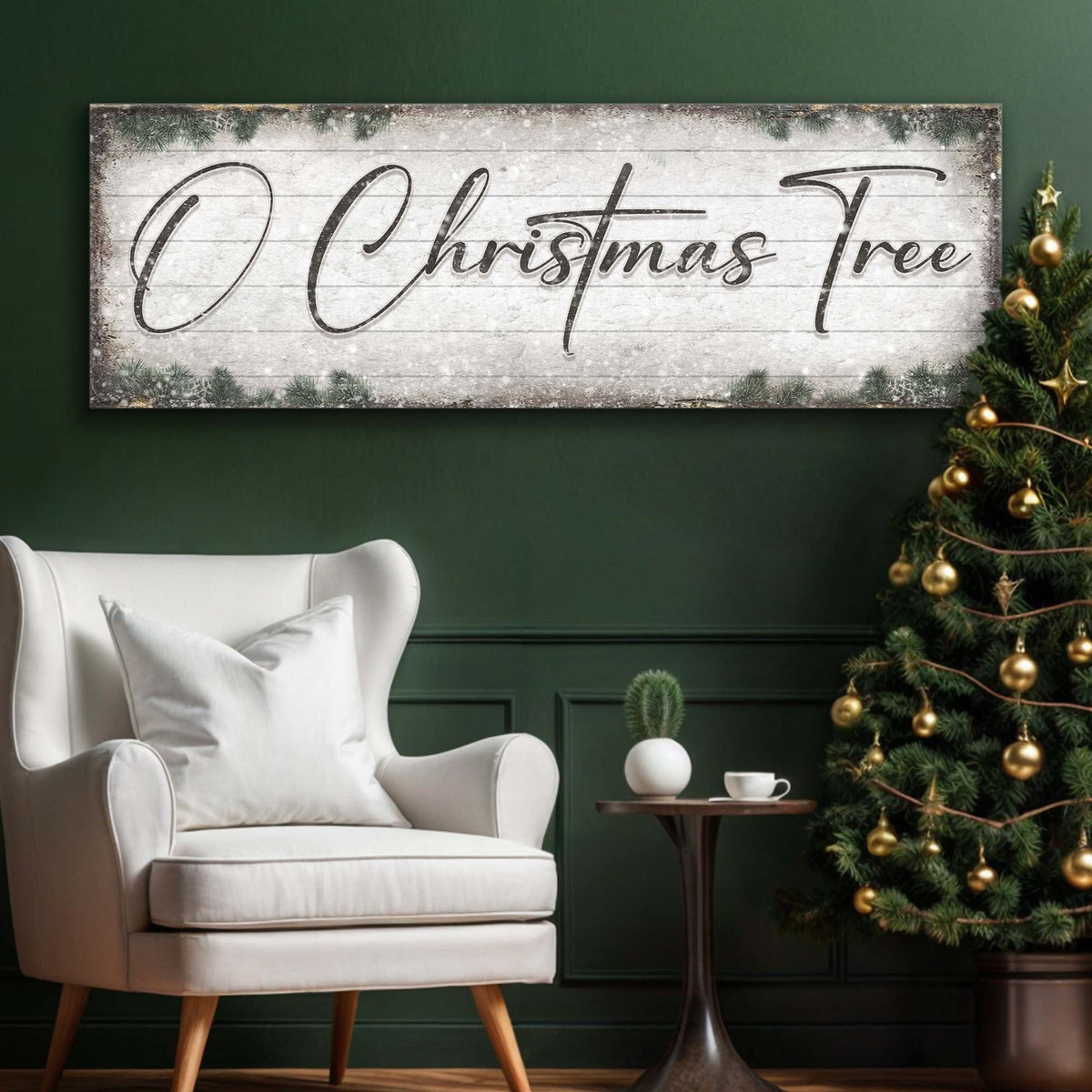 O Christmas Tree, Wood Christmas Sign - view 4