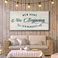 New Home, New Beginning Sign III