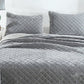 Export High-Grade Flannel Three-Piece Bed Cover Set Milk Fiber European Quilted Quilted Bed Sheet One Side Velvet One Side Pure Cotton