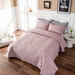 Export High-Grade Plain Embroidered Two Sides Palm Leaf Bedspread