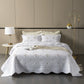 Export Simple European Embroider Double Pure Color Quiltedtextiles