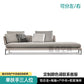 Scandinavian Corner Teak Rainproof Rattan Furniture
