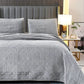 Export High-Grade Flannel Three-Piece Bed Cover Set Milk Fiber European Quilted Quilted Bed Sheet One Side Velvet One Side Pure Cotton