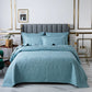 Export High-Grade Plain Embroidered Two Sides Palm Leaf Bedspread