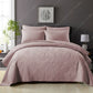 Export Simple European Embroider Double Pure Color Quiltedtextiles