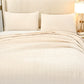 Export High-Grade Flannel Three-Piece Bed Cover Set Milk Fiber European Quilted Quilted Bed Sheet One Side Velvet One Side Pure Cotton