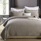 Export Simple European Embroider Double Pure Color Quiltedtextiles