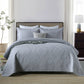 Export Simple European Embroider Double Pure Color Quiltedtextiles