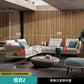 Scandinavian Corner Teak Rainproof Rattan Furniture