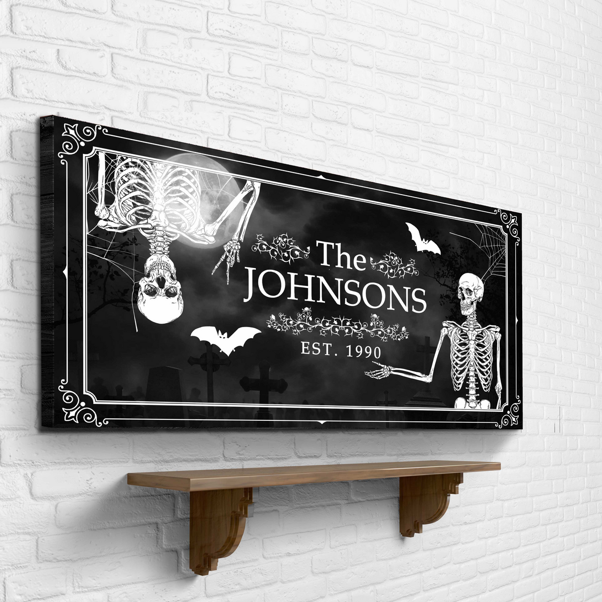 Halloween Family Name Sign - view 2