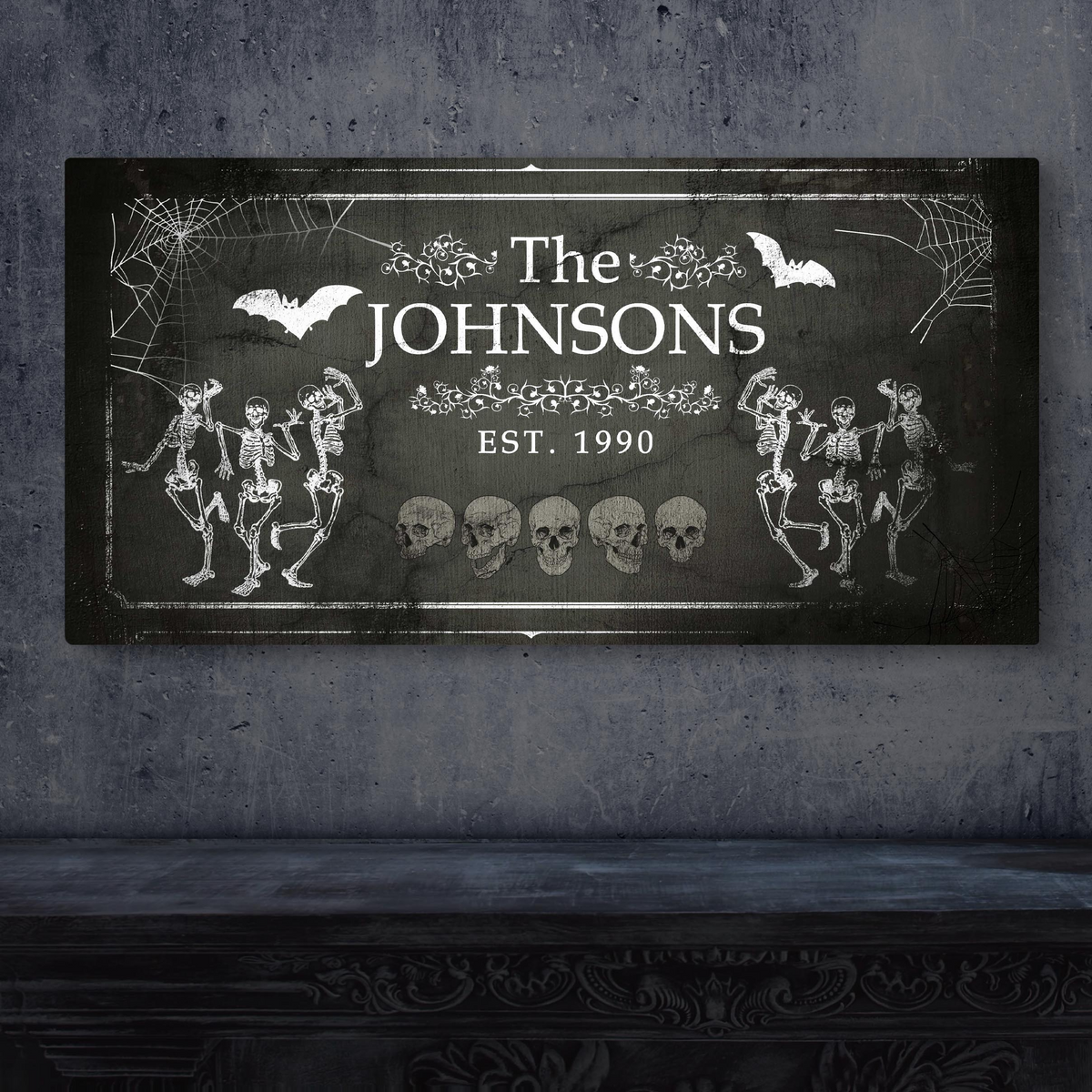 Halloween Family Name Sign - view 6