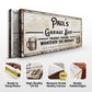 Personalized Rustic Garage Sign for Home Bar: Enhance Your Man Cave Wall Decor with Personalized Basement Bar Sign