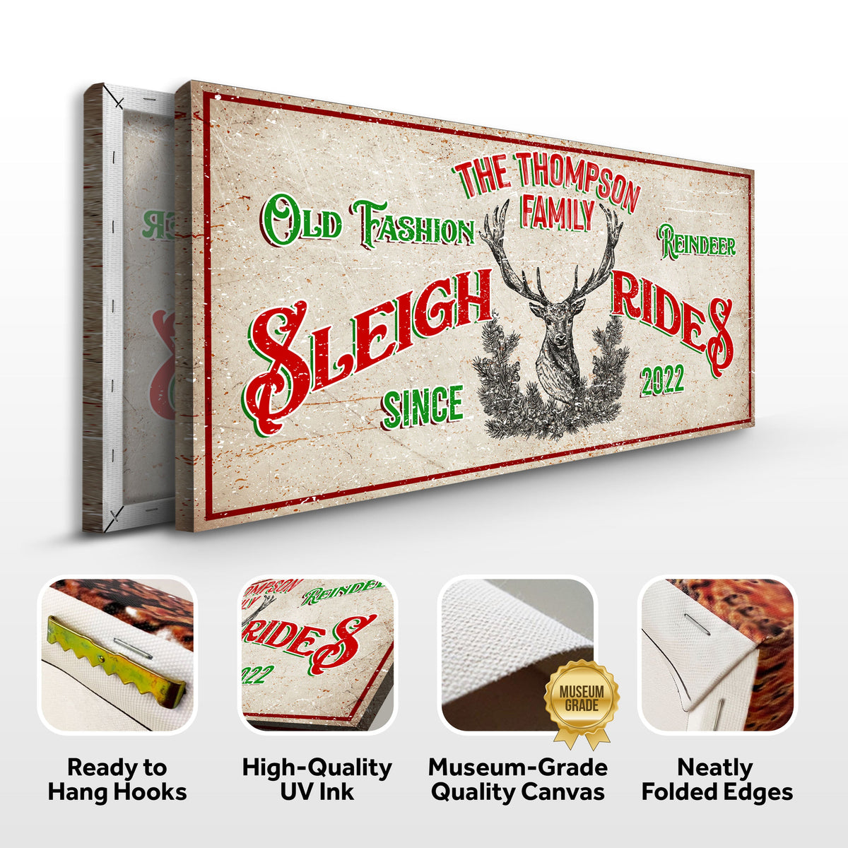 Christmas Reindeer Sign - view 4